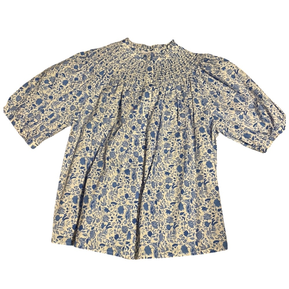 SugarLips Lily Floral Ruffle Blouse - Picture 2 of 8